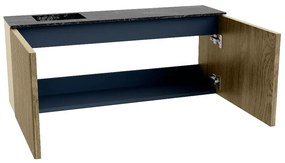 Mondiaz Joya DLux 100cm toiletmeubel dusk met wastafel faye links zonder kraangat lava