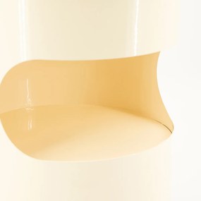 Bijzettafel Met Opberg Beige - 37 X 37cm.
