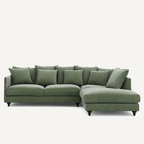 Fluwelen hoekslaapbank, Lazare