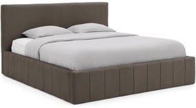 Goossens Bedframe Carte, 160 x 200 cm met storage, met 2x lattenbodem
