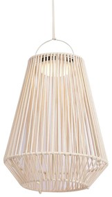 Bohemian tafellamp beige incl. LED 3-staps dimbaar IP54 solar oplaadbaar - Duca