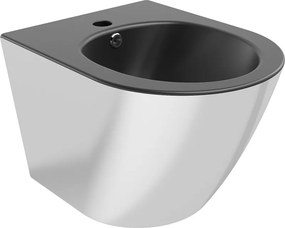 Mexen Lena hangende bidet, zwart mat/zilver - 35224874