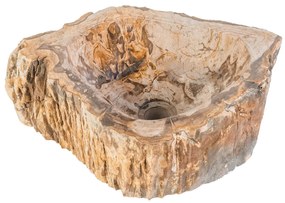 Sanigoods Sien waskom 30-35x15cm fossiel hout