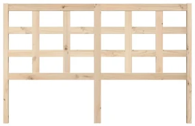 vidaXL Hoofdbord 156x4x100 cm massief grenenhout
