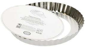Taartvorm, gerecycled rvs, losse bodem,Ø 24 cm