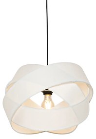 Stoffen Moderne hanglamp wit - Cloth Modern E27 rond Binnenverlichting Lamp