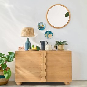 Ronde spiegel in rotanØ60 cm, Nogu