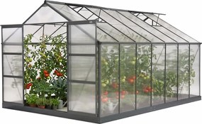 Azalia aluminium serre 3,08 x 4,3 m CoverTech antraciet