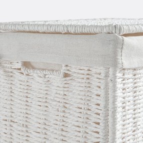 Linnenmand in gevlochten papier, Papeli