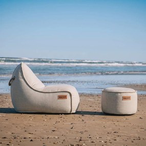 Cobana Lounge Stoel & Pouf Outdoor - Kirra Sand