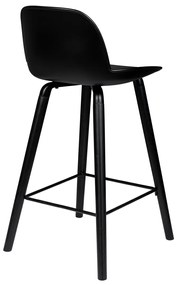 Zuiver Albert Kuip All Black Design Barkruk