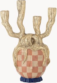 Handbeschilderde kaarshouder Medusa