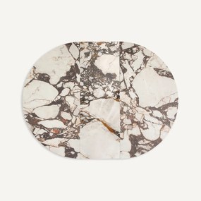 Uitschuifbaar rond tafelblad van keramiek, diameter 135 tot 180 cm, EXTENDO