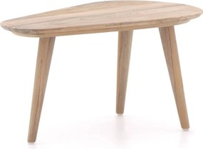 Loungetafel ROUGH | Driehoek | Tuintafel Teakhout | 45x75cm | Kees Smit Tuinmeubelen