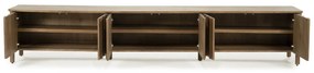Eleonora Jake Modern Tv-meubel Eikenhout Bruin 264 Cm - 264x47x50cm.