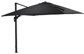 Garden Impressions Zweefparasol Hawaii Deluxe 300x300 - donker grijs - zwart