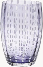 Mondgeblazen tumblers Perle, 2-delig