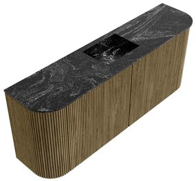 Mondiaz Joya DLux 105cm toiletmeubel ronding links/rechts dusk met wastafel faye midden 1 kraangat lava