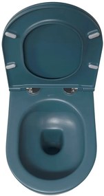 Sapho Infinity randloos toilet 53x36,5cm mat petrol