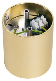Design opbouwspot goud GU10 50mm - Tubo Honey