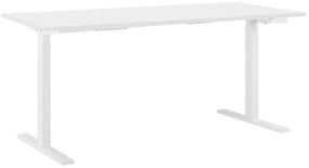 Bureau verstelbaar wit 160 x 72 cm DESTIN II Beliani