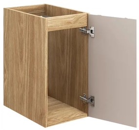 Comad Ocean Beige badmeubel 90cm met 3 deuren en wastafel wit glans