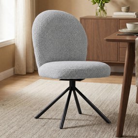 Ronde Eetkamerstoel Grijs