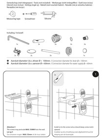 Differnz wand toilet rimless/zitting mat wit