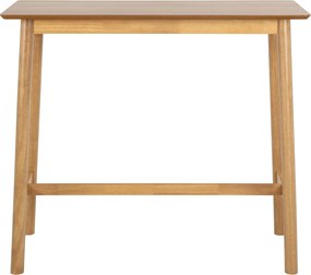 ZARION Eiken Natuur – HOGE BARTAFEL-/KEUKENTAFEL IN HOUTFINEER