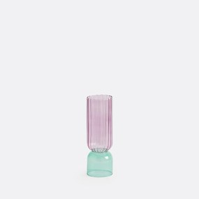 Vaas in gekleurd glas H28 cm, Tuvia