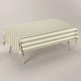 Dekoria Rechthoekig tafelkleed, beige-wit, 130 x 210 cm