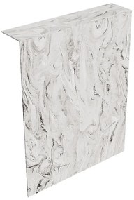 Mondiaz Hope toiletplaat solid surface 100x125cm glace niet voorgeboord