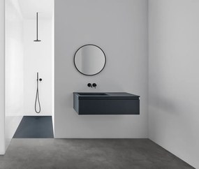 Resigres Zero douchebak 120x100cm antraciet mat composiet