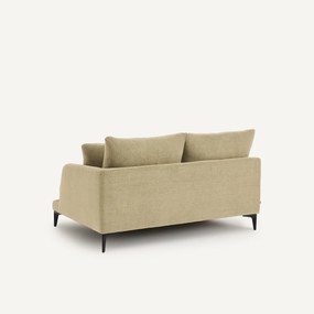 Halve bank van gevlochten polyester, 2-zit, MODERNISTE
