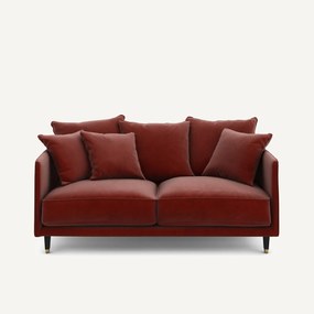 3-zits compacte fluwelen zetel, Lazare