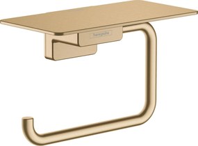 Hansgrohe AddStoris toiletrolhouder met planchet 15x8x9,3cm brushed bronze