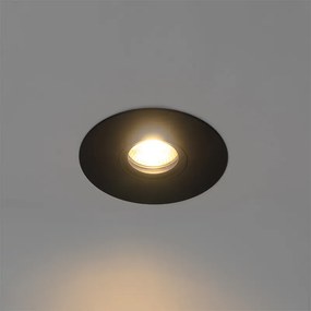 Moderne inbouwspot zwart GU10 50mm - Buco
