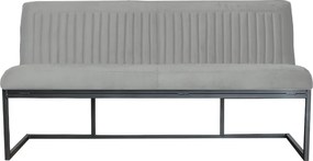 Eetkamerbank - Lara - stof Element lichtgrijs 04 - 160 cm