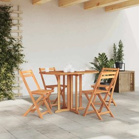 vidaXL Tuintafel inklapbaar 120x70x75 cm massief teakhout