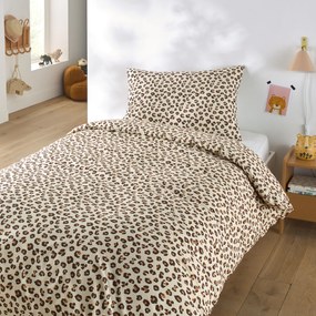 Katoenen bedset voor kinderen, rechthoekige kussensloop.Leopold
