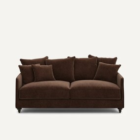 Slaapbank, chenille fluweel, LAZARE