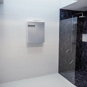Mondiaz Cubb spiegelkast 50x70x16cm kleur talc met 1 deur