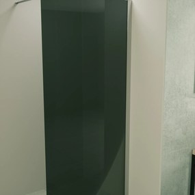 Mueller Slimline inloopdouche 80cm rookglas anti-kalk inclusief chroom profiel & stang