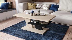 CLIFF beige / zwart, salontafel