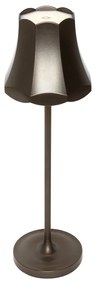 Buitenlamp met dimmer LED Retro tafellamp met dimmer donkerbrons oplaadbaar IP44 - Granny Retro IP44 Buitenverlichting Lamp