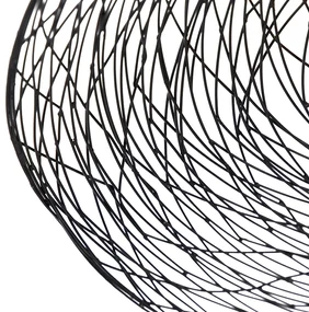 Oosterse plafondlamp zwart 60 cm - GlanOosters E27 rond Binnenverlichting Lamp
