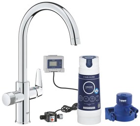 GROHE Blue pure baucurve C-Uitloop S-size filter starterkit chroom 30581000