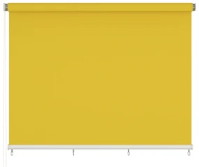 vidaXL Rolgordijn voor buiten 400x140 cm geel