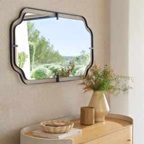 Spiegel van gietijzer in jaren 30-stijl, hoogte 110 cm, EYLEEN