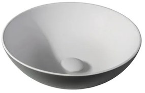 By Goof Waskom - opbouw - 38.5x13.8x38.5cm - Solid surface - Rond - Mat Grijs JBS6367